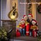 Outdoor Solar Lights Garden Stake Lights, Crackle Glass Globe,Waterproof LED Christmas Gift Fairy Lights for Pathway,Lawn,Patio or Courtyard (Bronze)